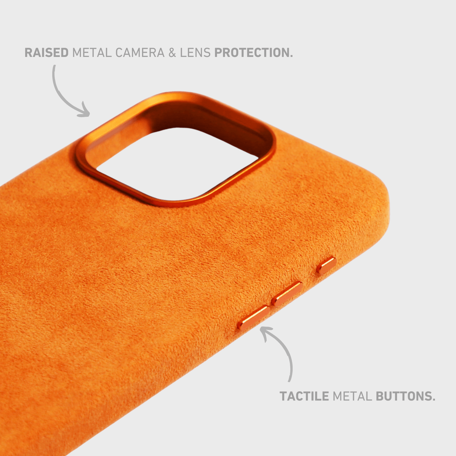 Alcantara Case - Orange Edition
