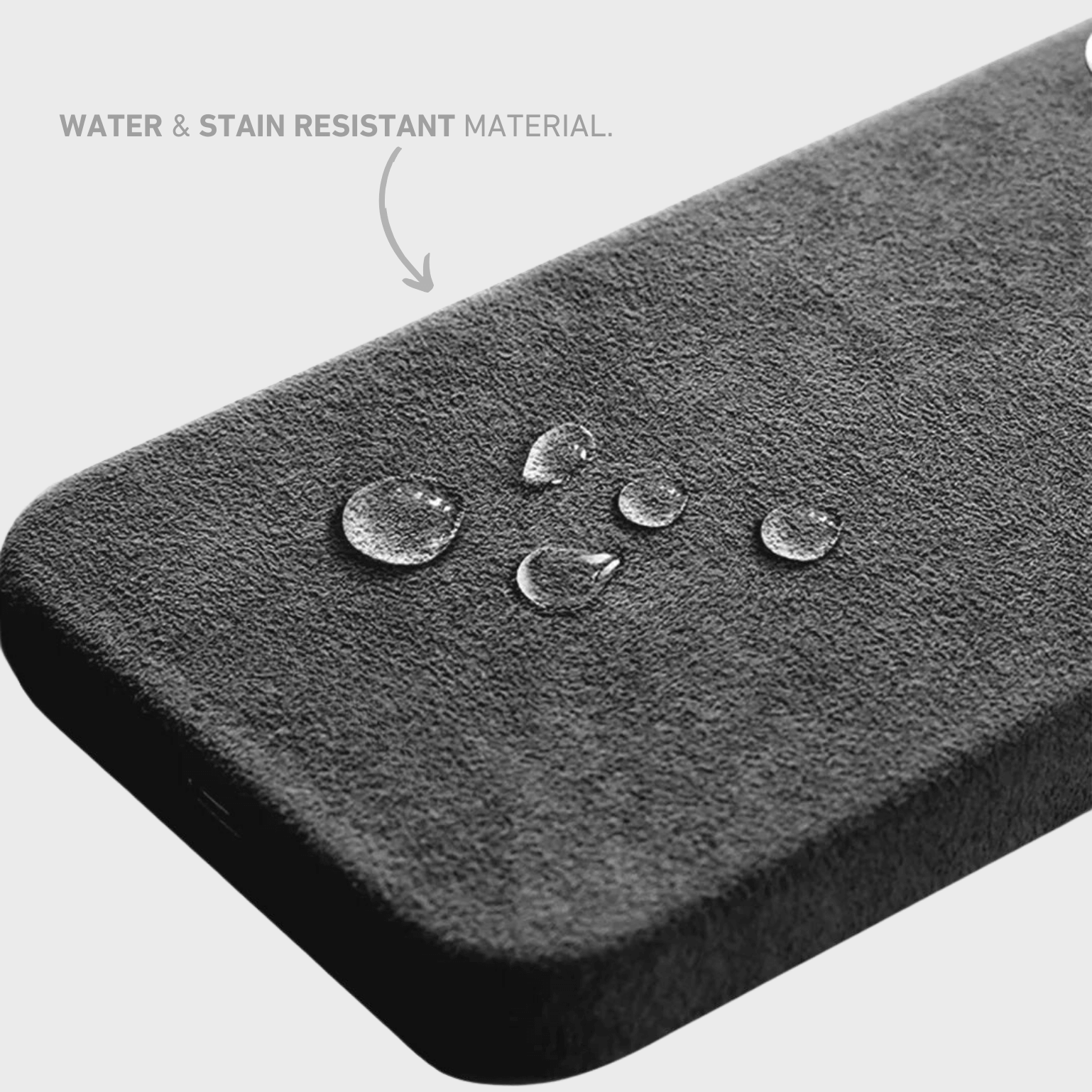 Alcantara iPhone Case + MagSafe Wallet - Space Gray Edition