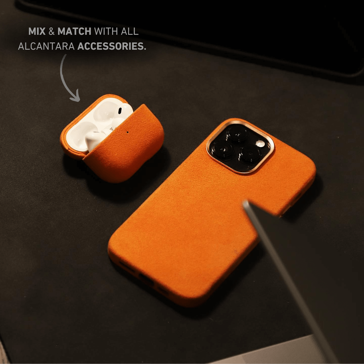 Alcantara Case - Orange Edition
