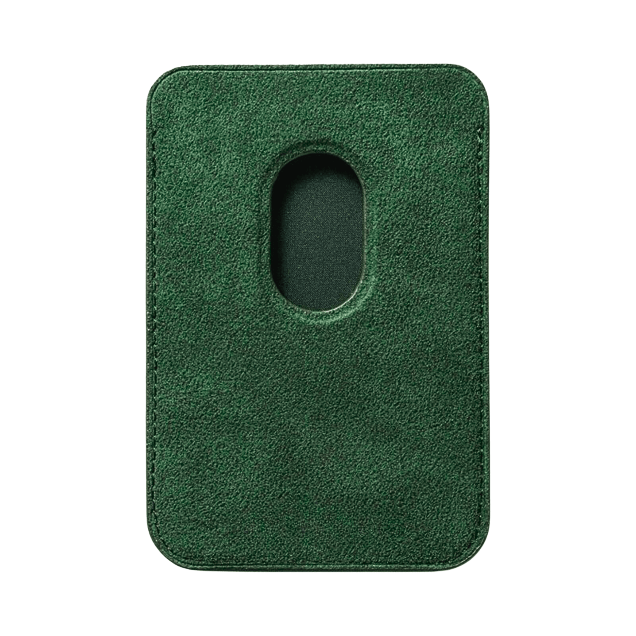Alcantara iPhone Case + MagSafe Wallet - Forest Green Edition