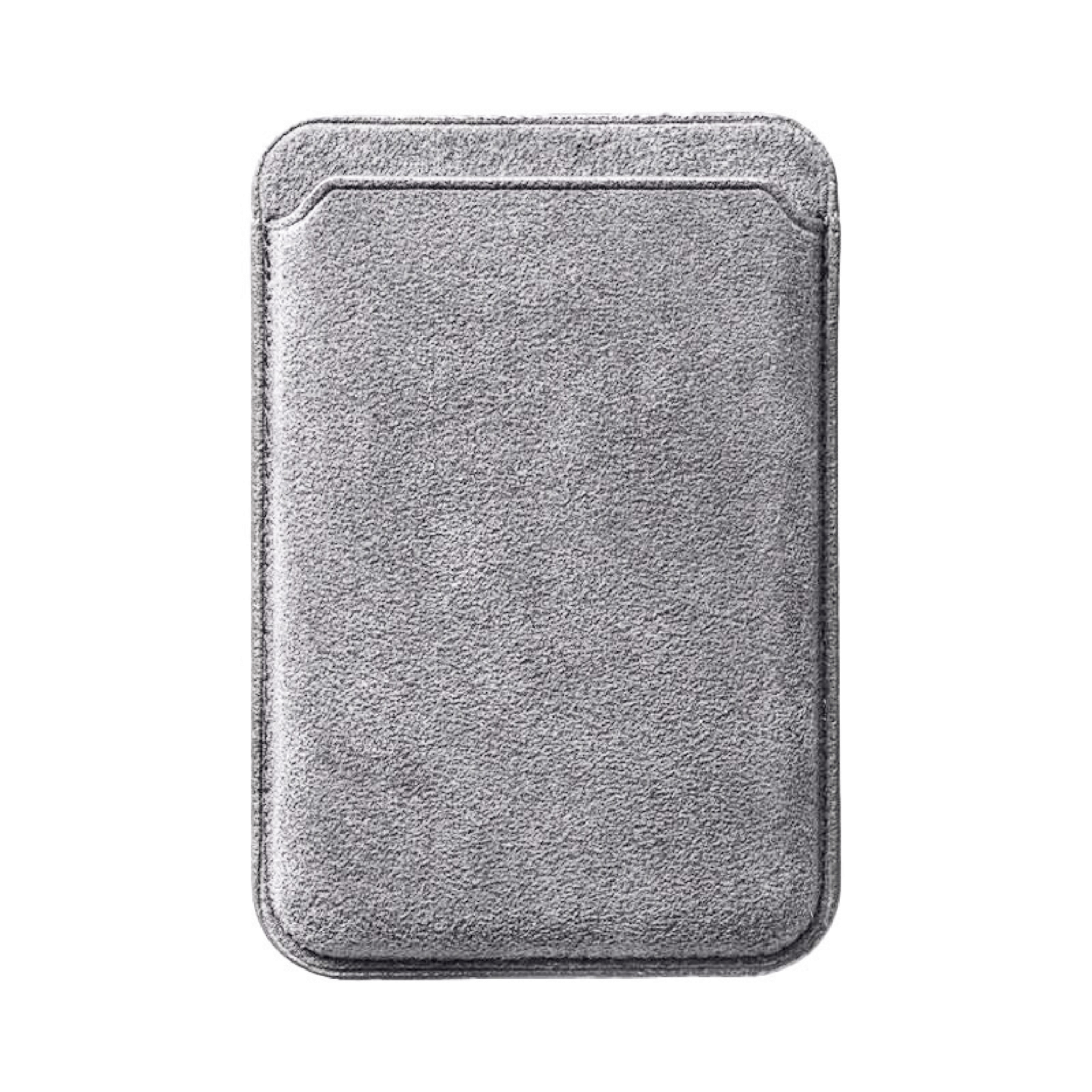 Alcantara MagSafe Wallet - Moon Gray Edition