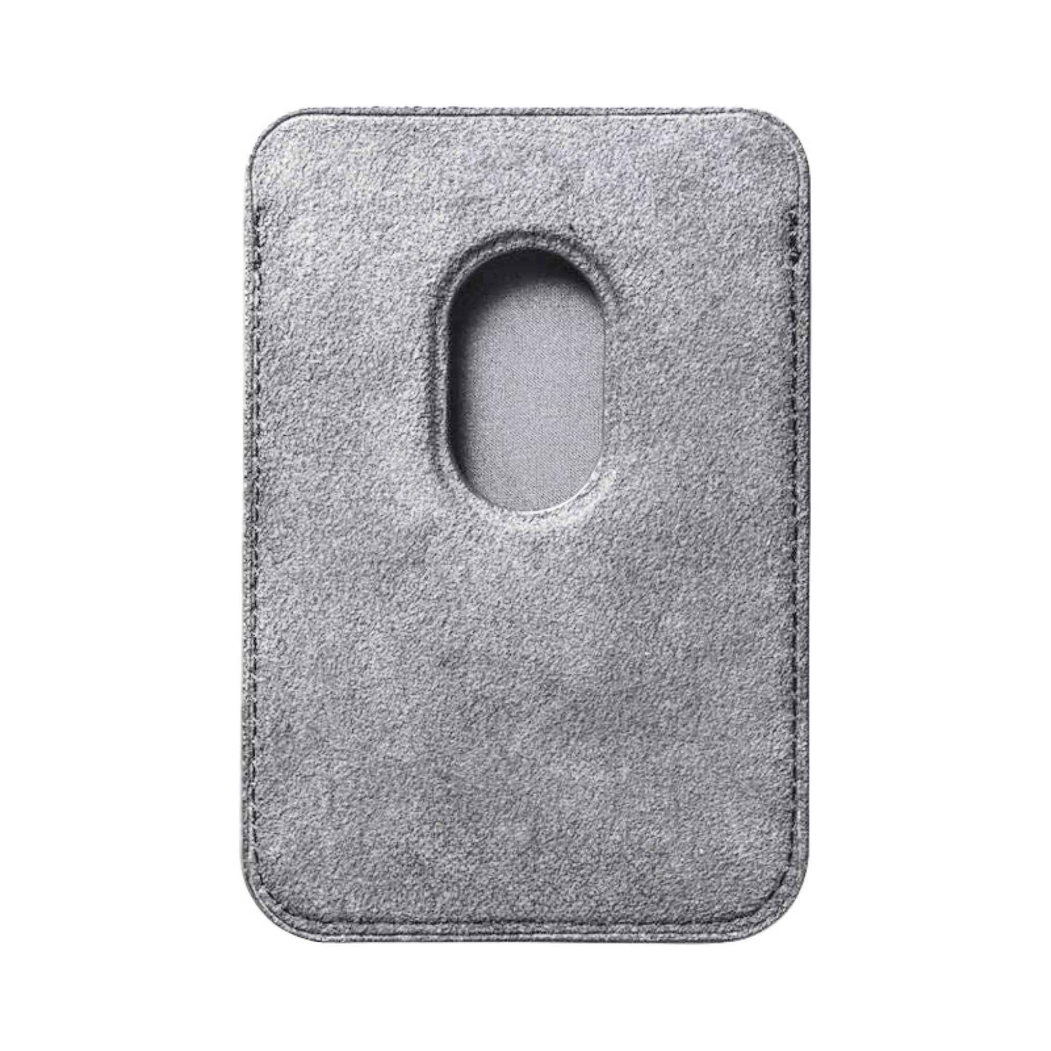 Alcantara MagSafe Wallet - Moon Gray Edition