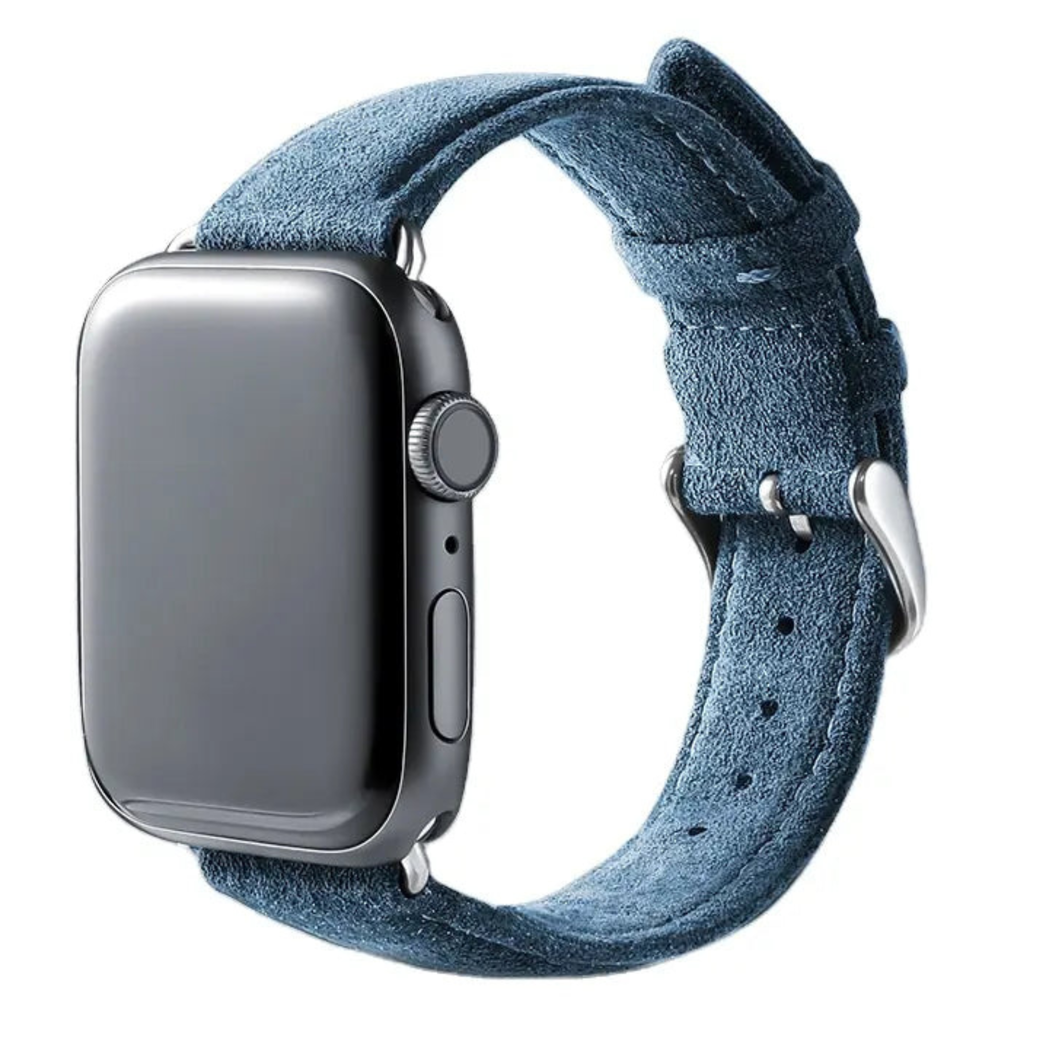 Alcantara Apple Watch Strap / Midnight Blue / 38/40/41mm / Buckle